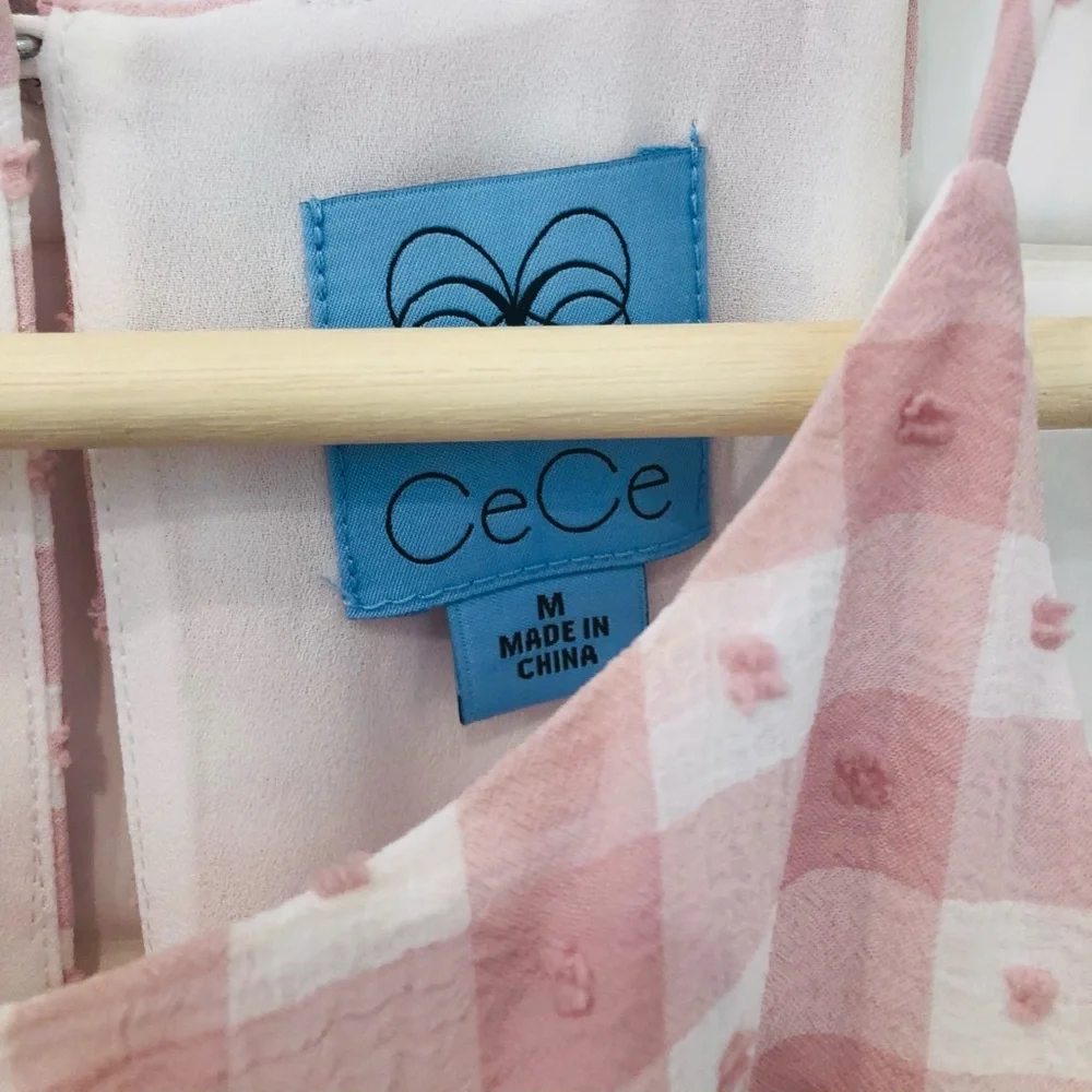 CeCe Ruffled Gingham-Plaid Dress - Picture 7 of 10